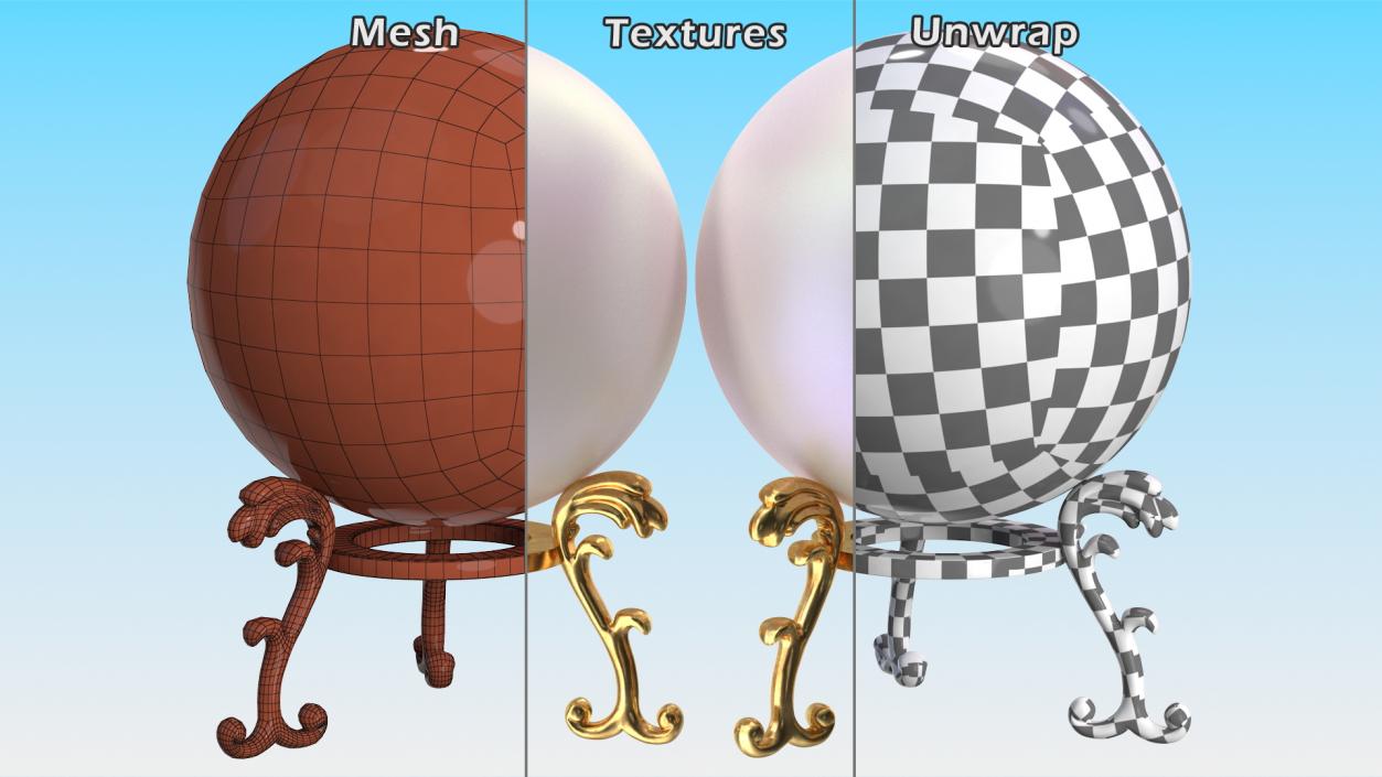 3D Pearl Sphere Souvenir