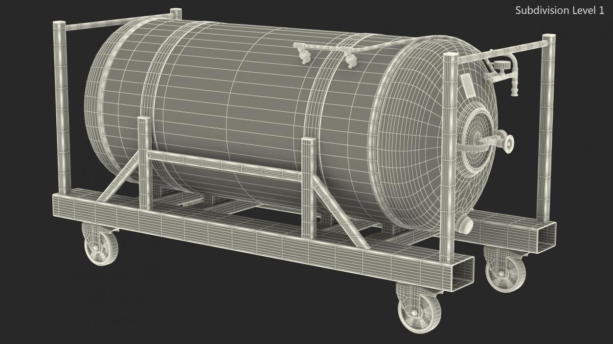 3D model Impiantinox Easybrau Velo Inliner Cellar Beer Tank