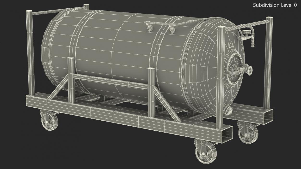 3D model Impiantinox Easybrau Velo Inliner Cellar Beer Tank