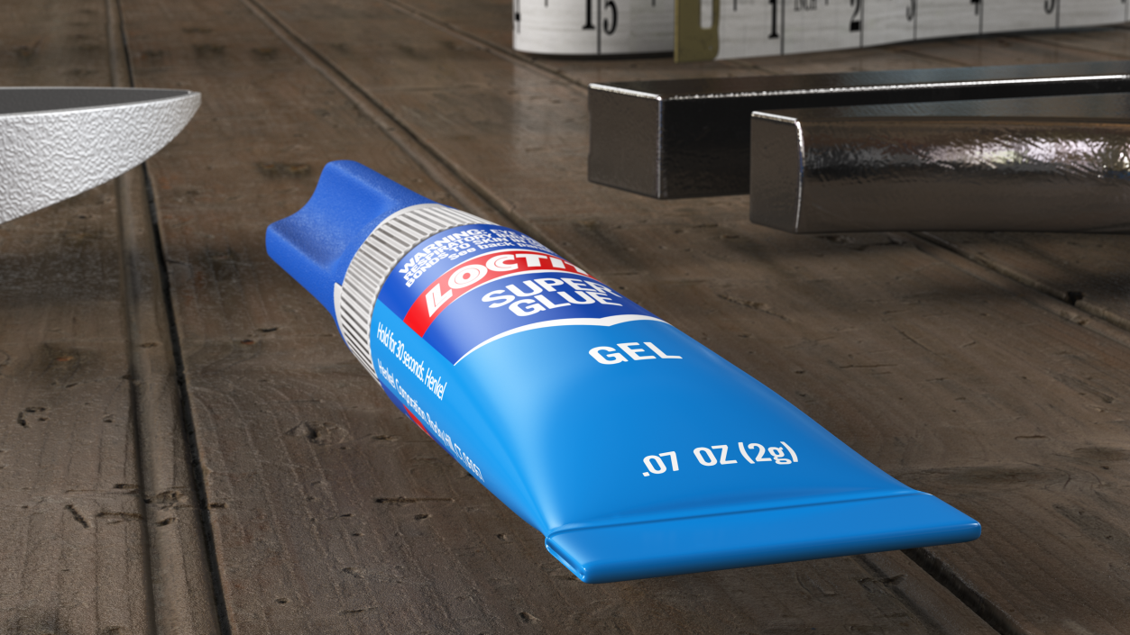 3D model Super Glue Tube