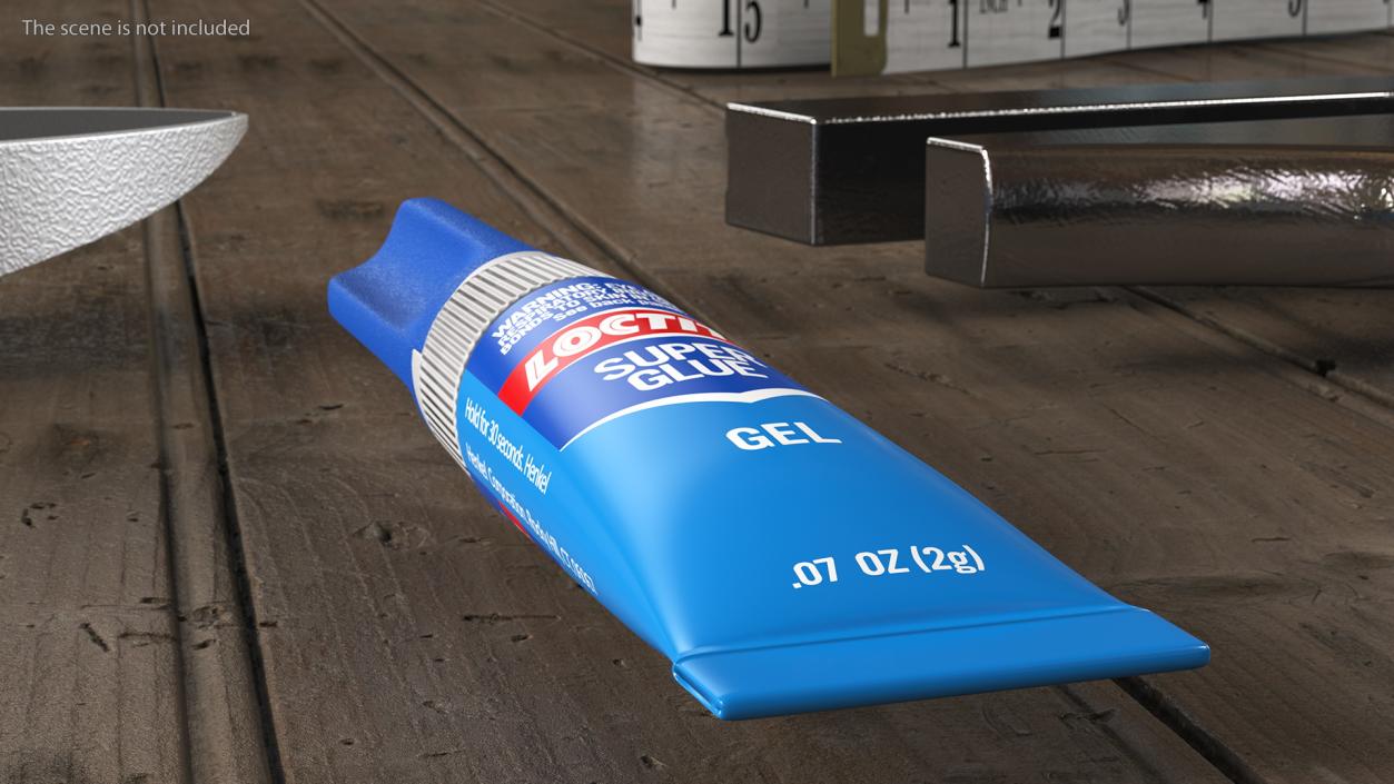 3D model Super Glue Tube