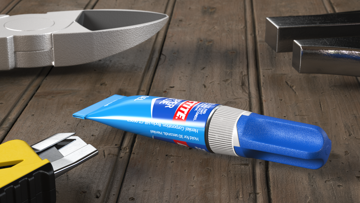 3D model Super Glue Tube