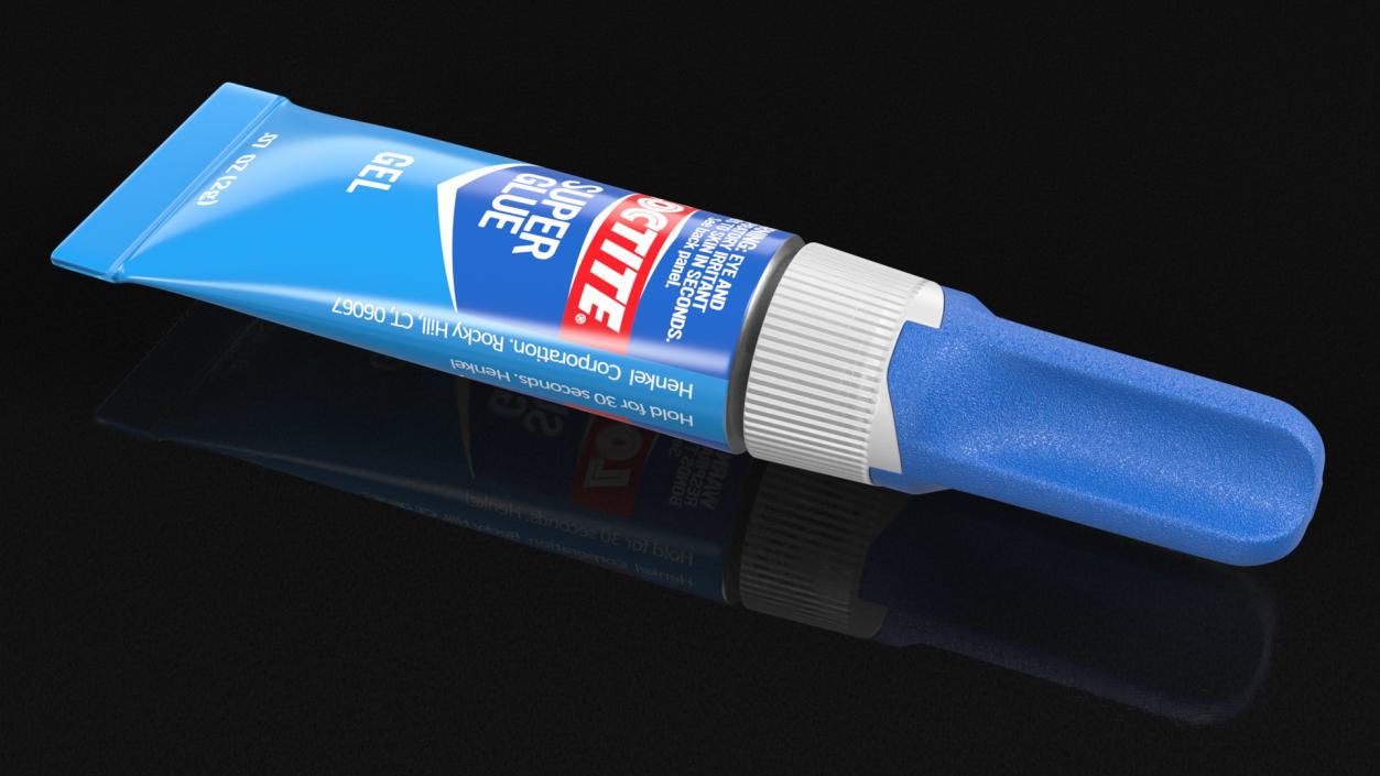 3D model Super Glue Tube