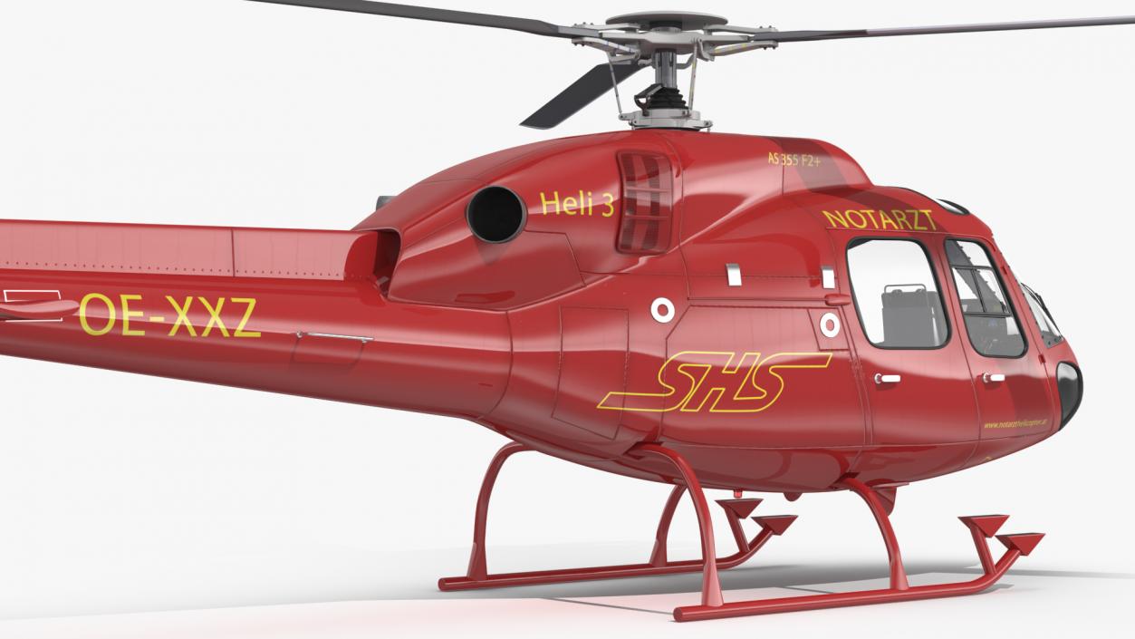 3D model Multi Mission Helicopter AS355