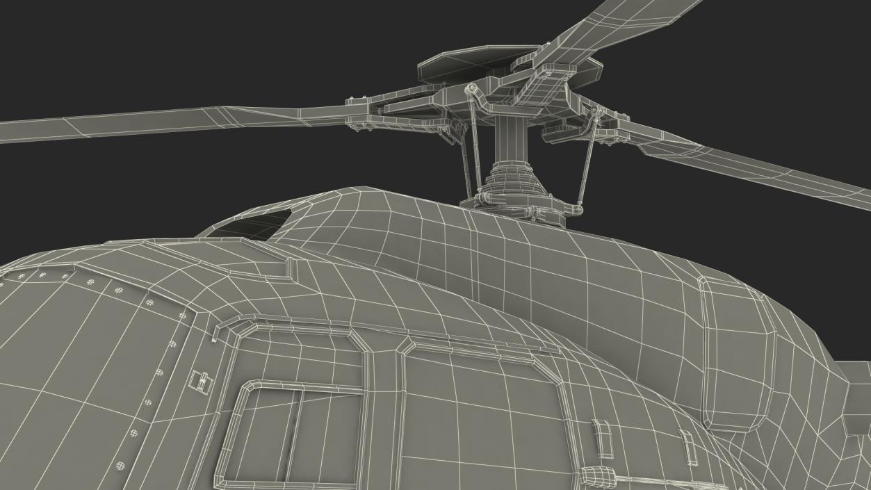 3D model Multi Mission Helicopter AS355