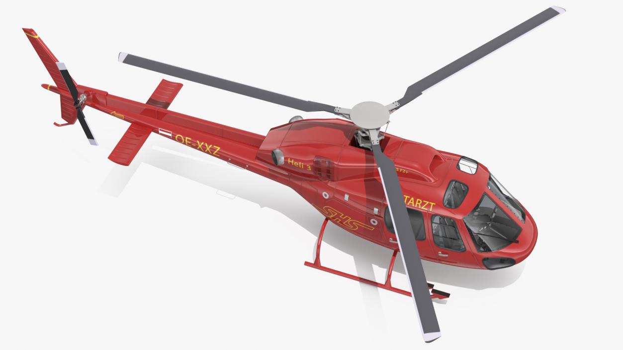 3D model Multi Mission Helicopter AS355