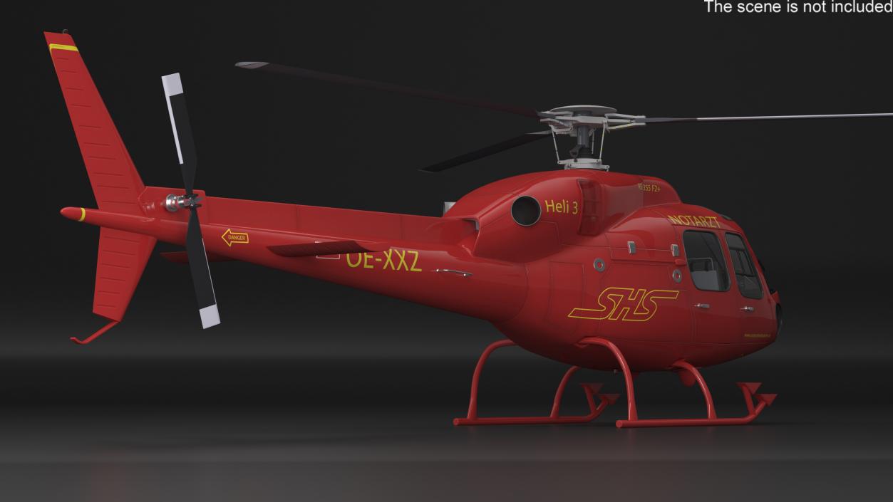 3D model Multi Mission Helicopter AS355