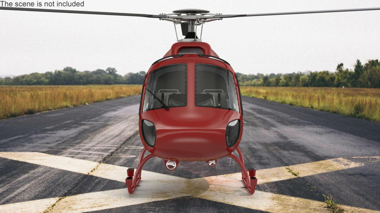 3D model Multi Mission Helicopter AS355