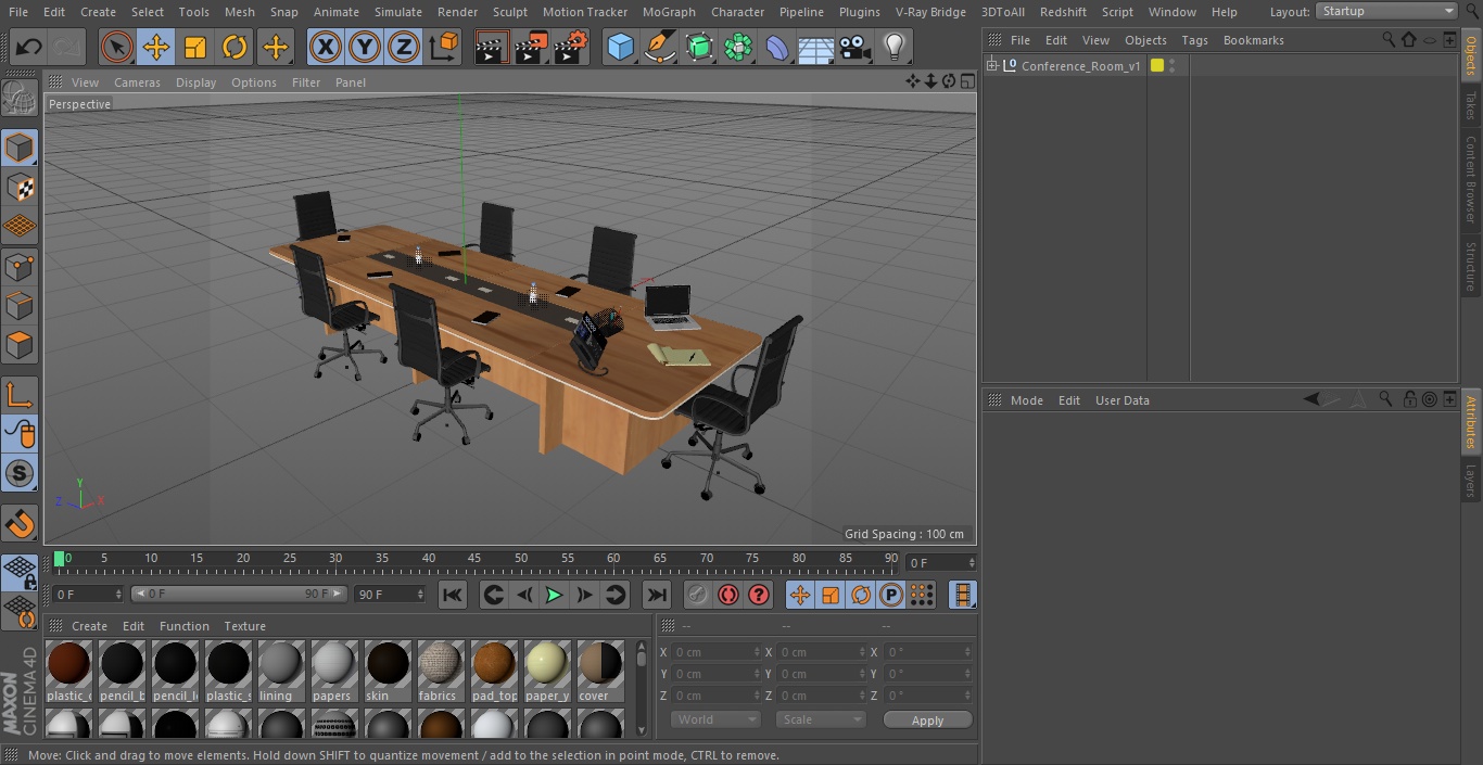 3D model Conference Room