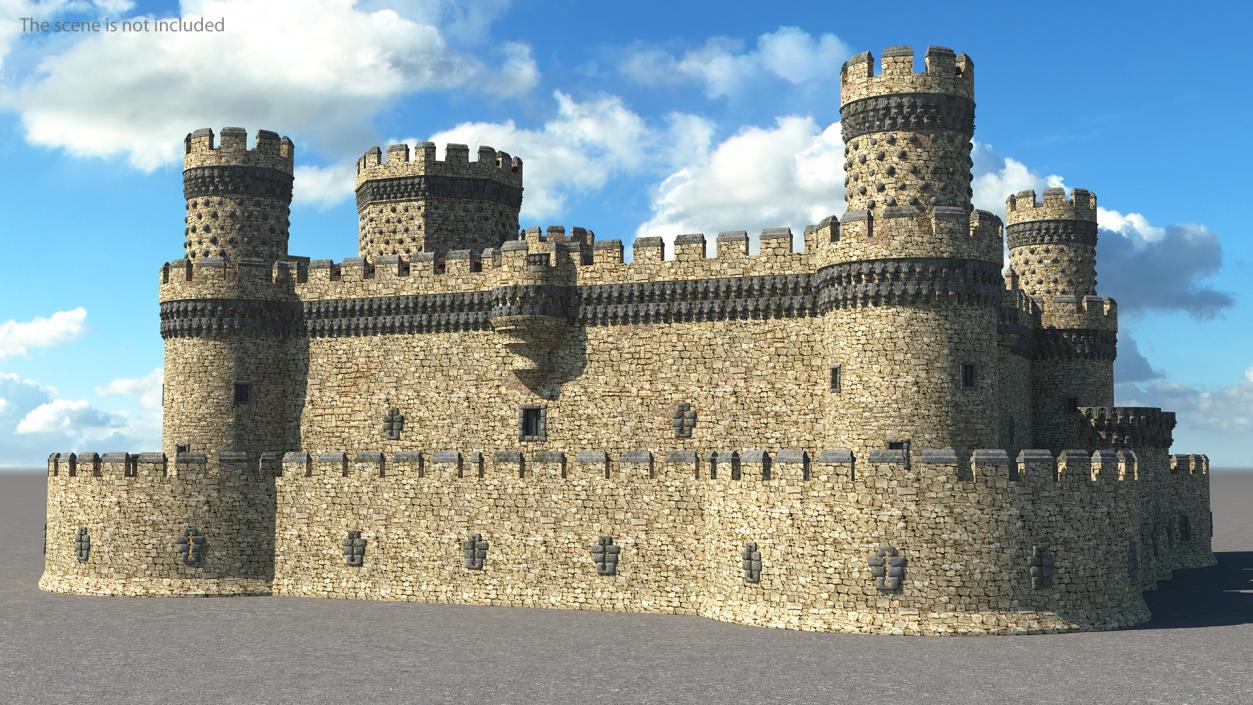 Medieval Castle Set 3D model