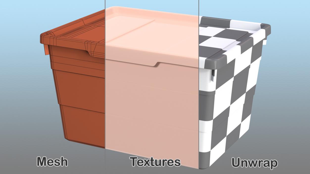 Storage Containers Collection 3D model