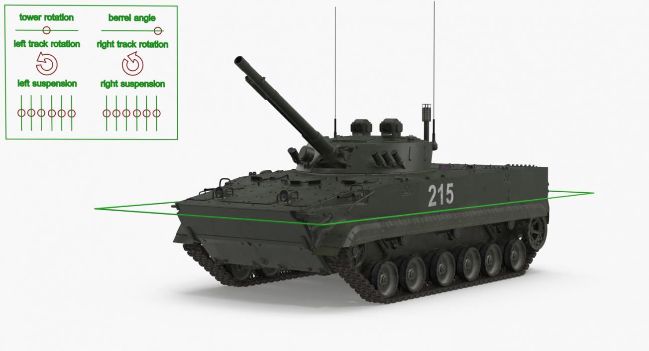 3D Rigged Russian Tanks Collection