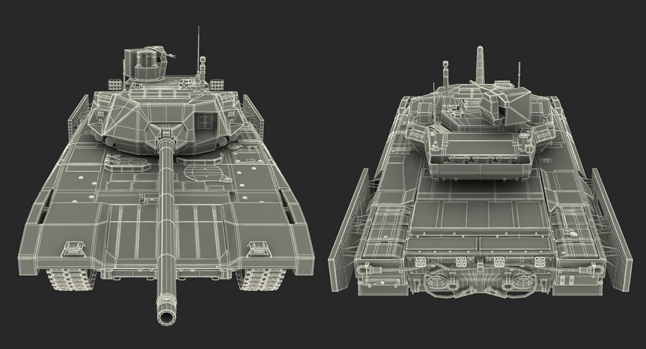 3D Rigged Russian Tanks Collection