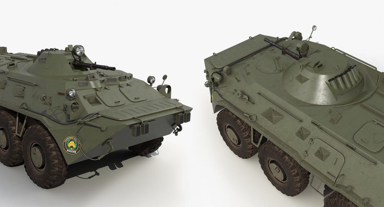 3D Rigged Russian Tanks Collection