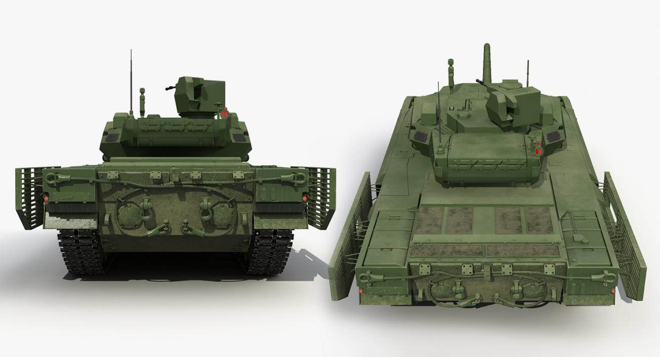 3D Rigged Russian Tanks Collection