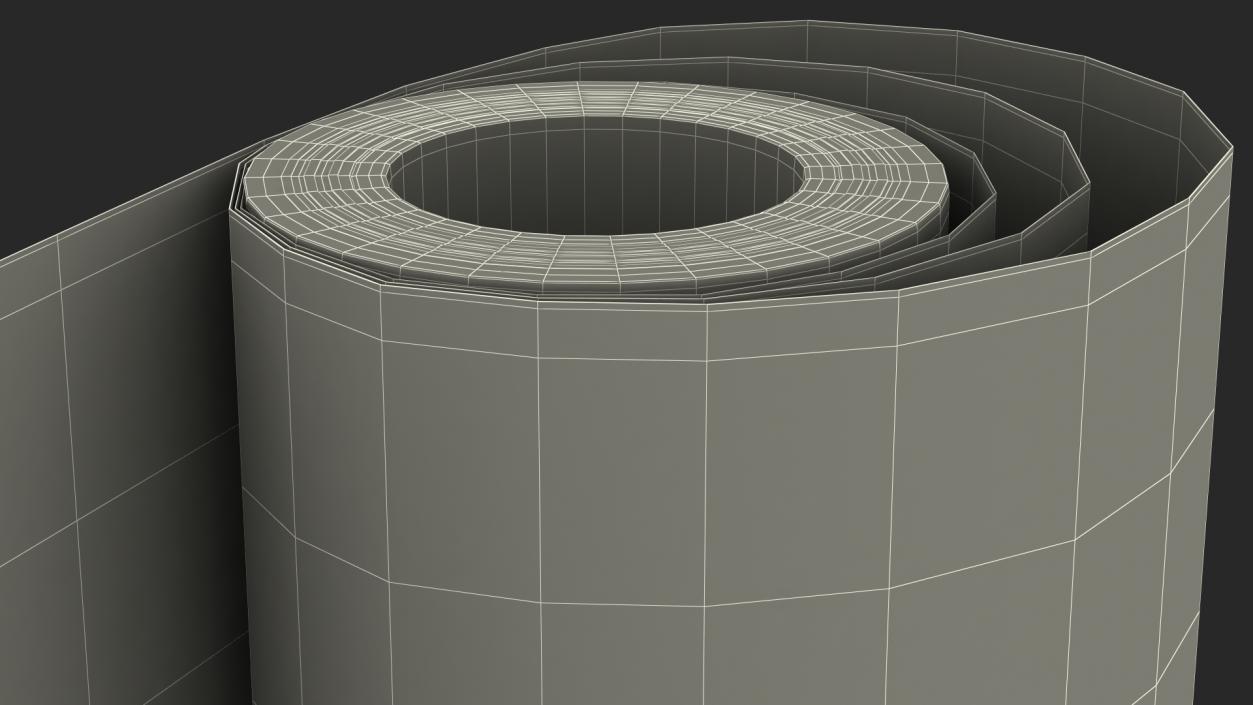 3D model Wrapping Paper in a Roll Kraft