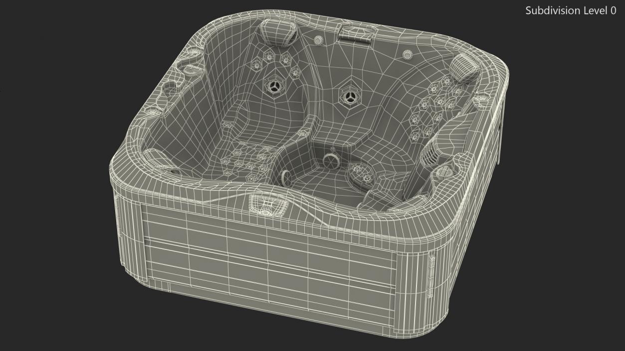 3D model Jacuzzi J 335 Hot Tub Midnight