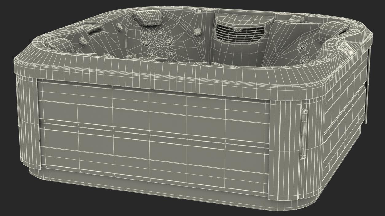 3D model Jacuzzi J 335 Hot Tub Midnight