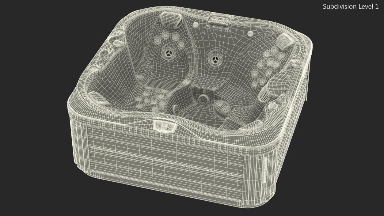 3D model Jacuzzi J 335 Hot Tub Midnight