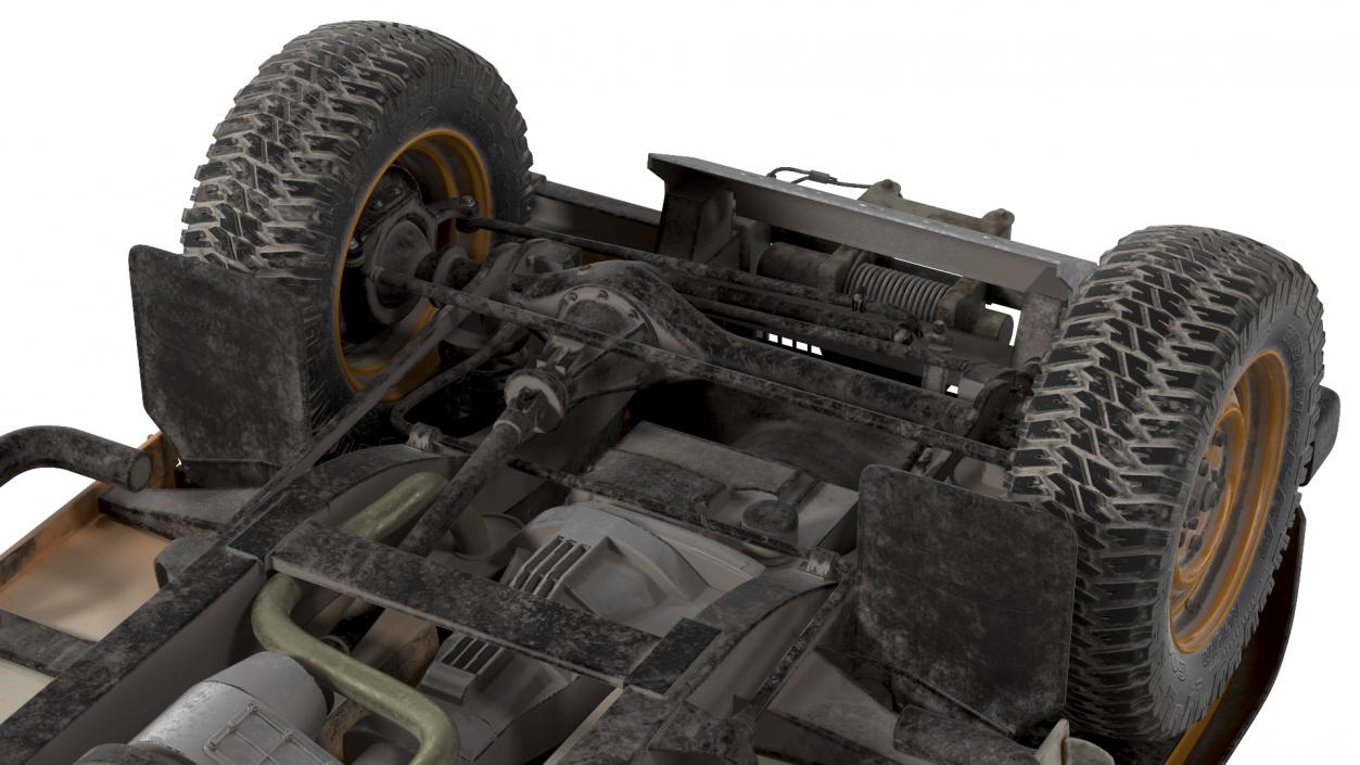 Land Rover Defender Exterior Only Dirty 3D model