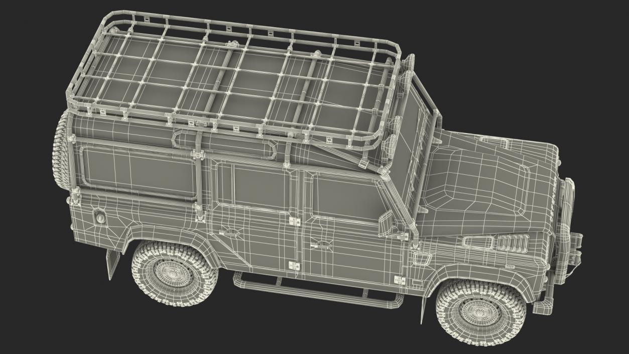 Land Rover Defender Exterior Only Dirty 3D model