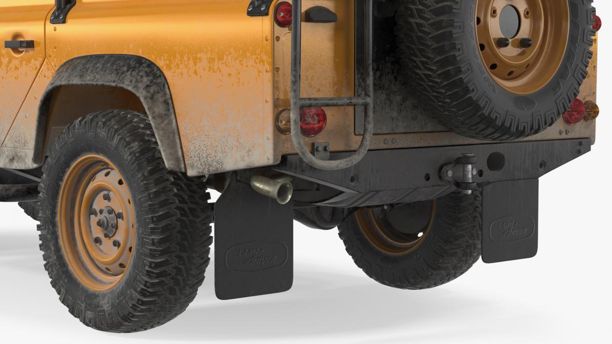 Land Rover Defender Exterior Only Dirty 3D model