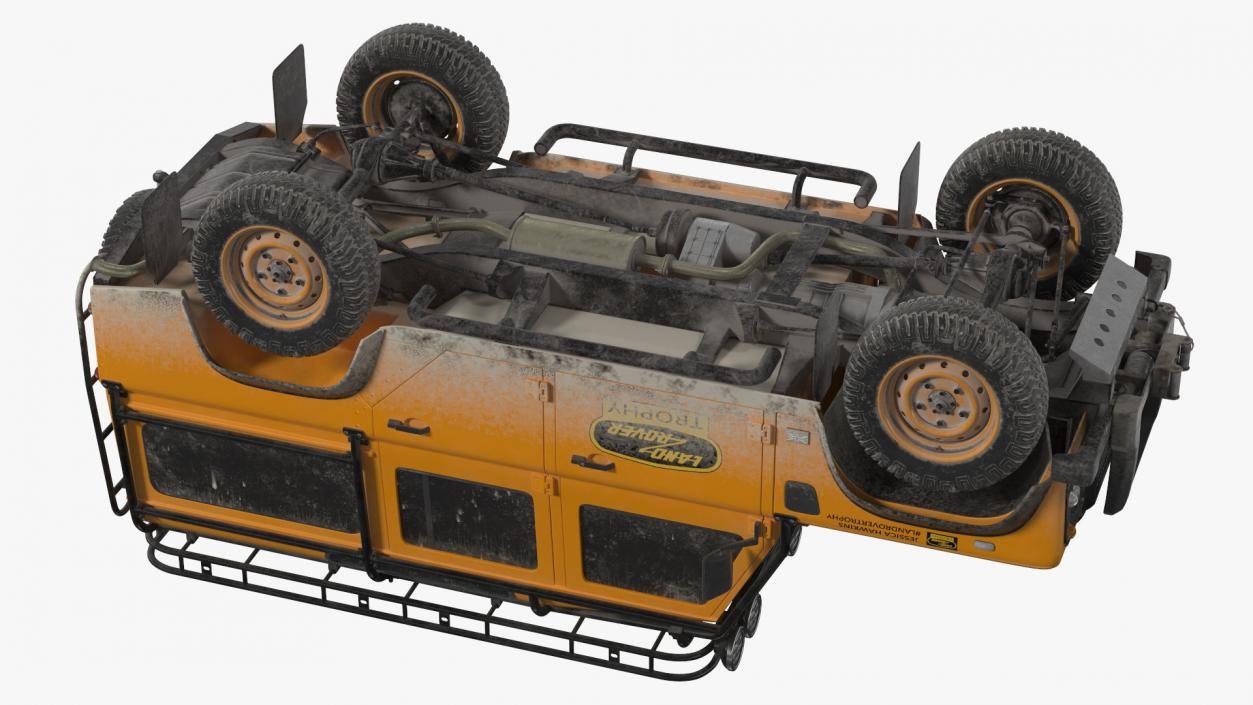 Land Rover Defender Exterior Only Dirty 3D model