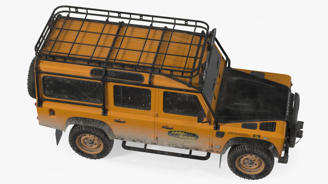 Land Rover Defender Exterior Only Dirty 3D model