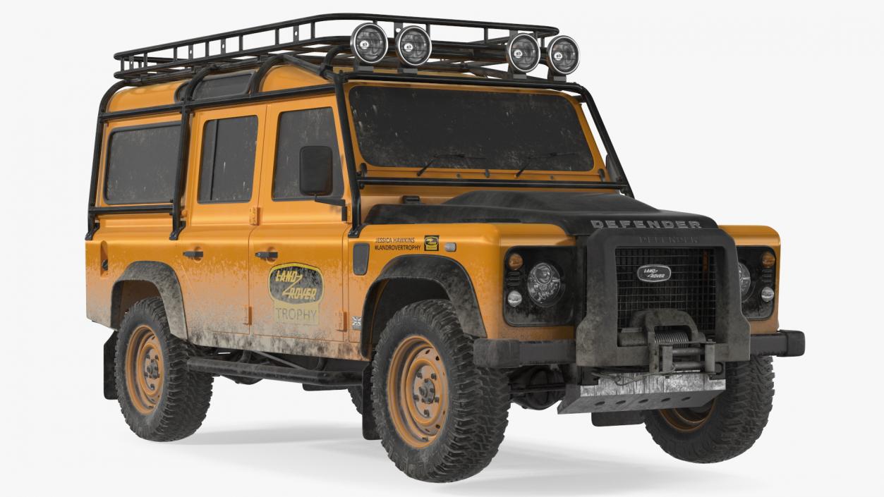 Land Rover Defender Exterior Only Dirty 3D model