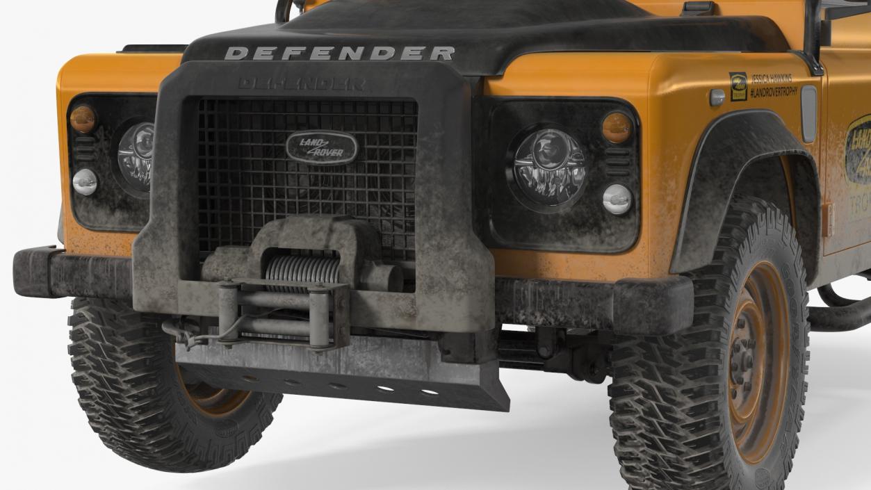 Land Rover Defender Exterior Only Dirty 3D model