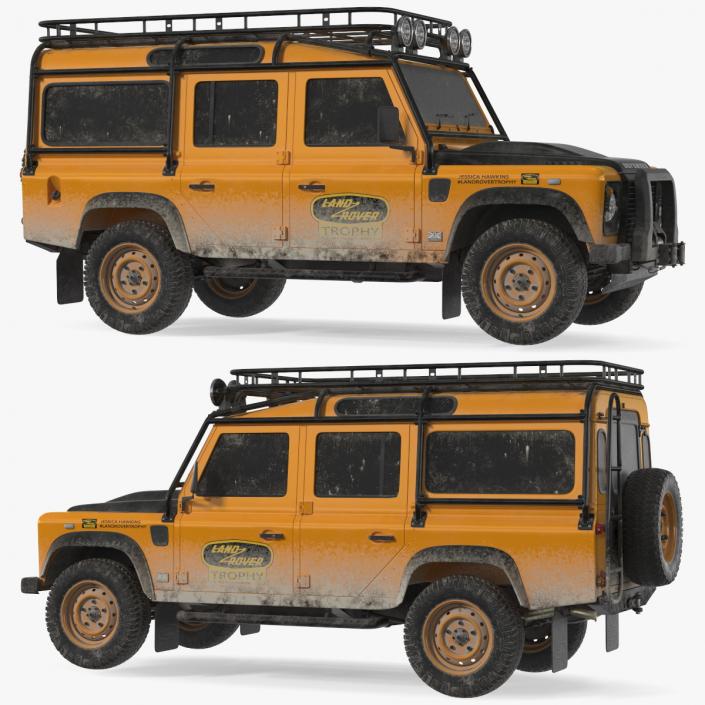 Land Rover Defender Exterior Only Dirty 3D model