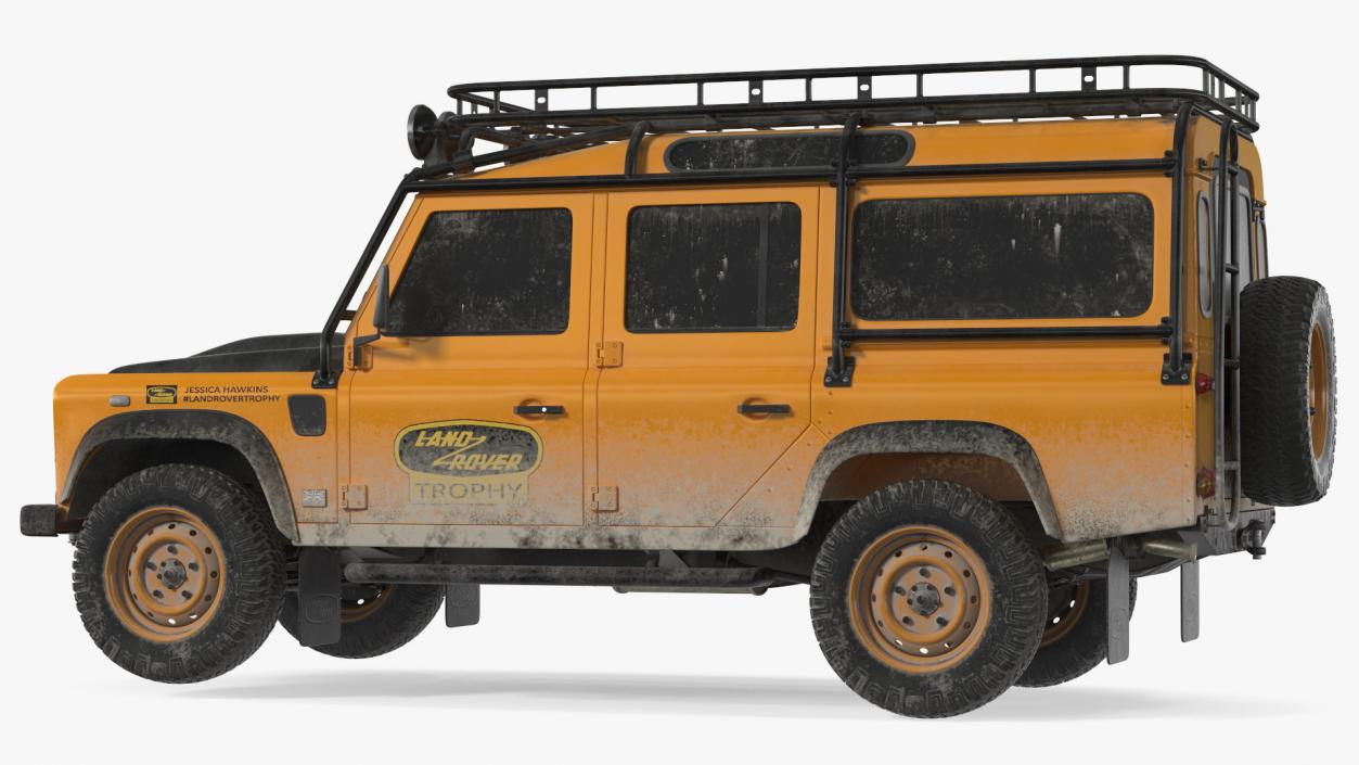 Land Rover Defender Exterior Only Dirty 3D model