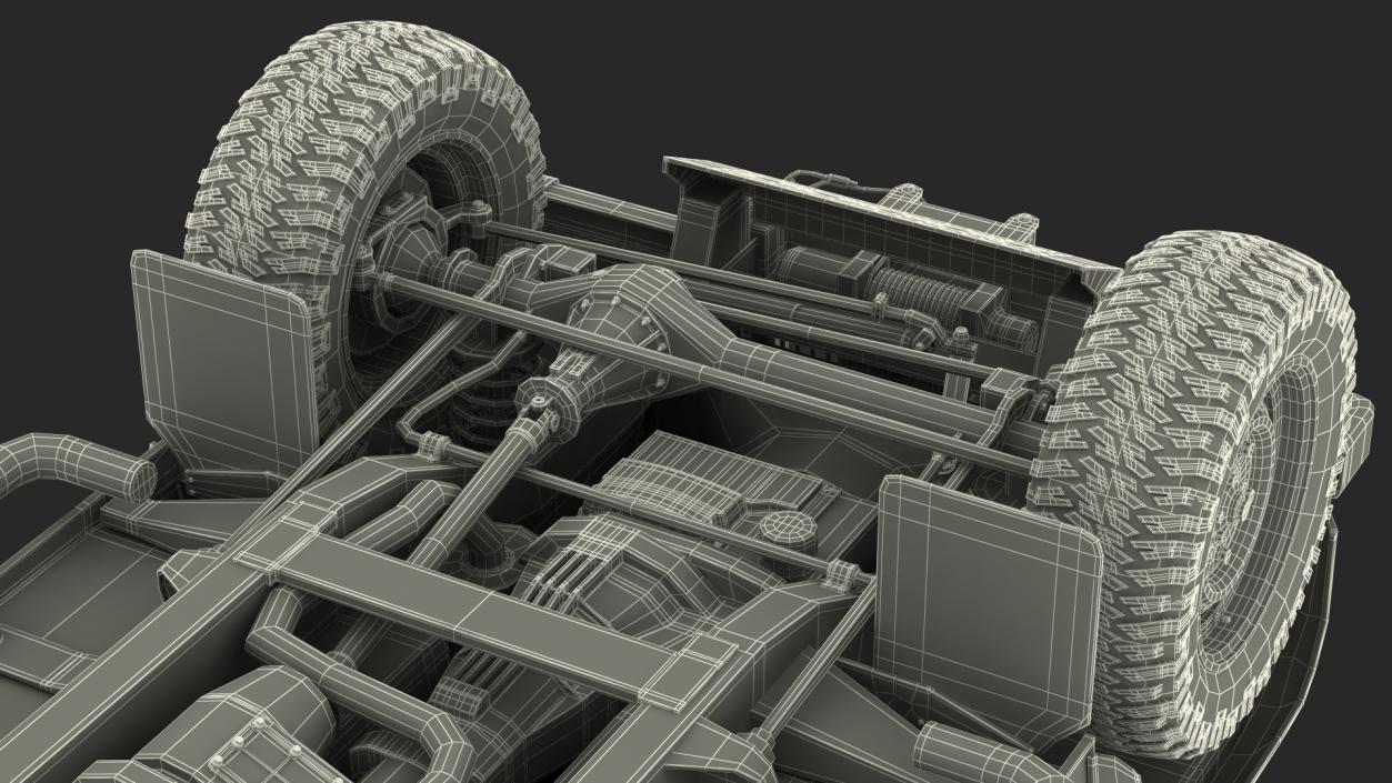 Land Rover Defender Exterior Only Dirty 3D model