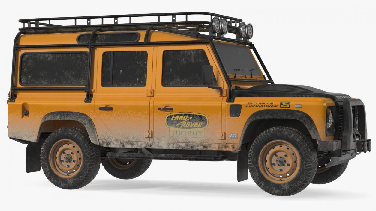 Land Rover Defender Exterior Only Dirty 3D model