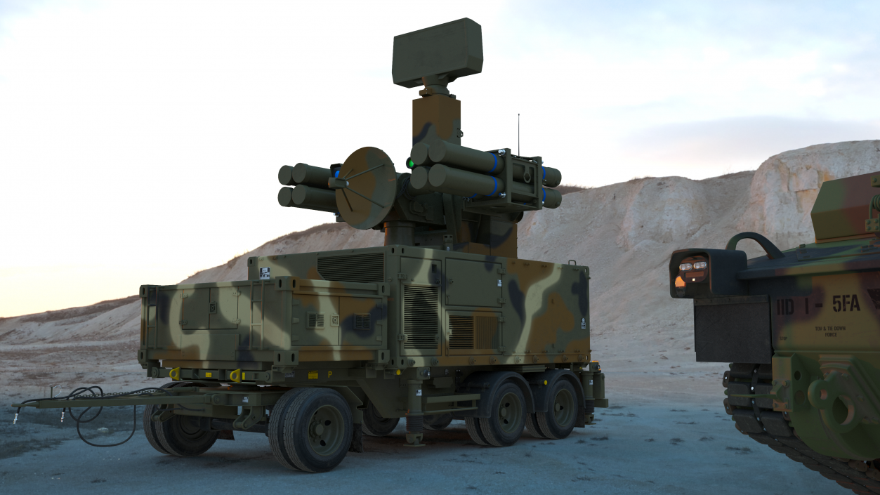 Missile Launch System Crotale NG 3D