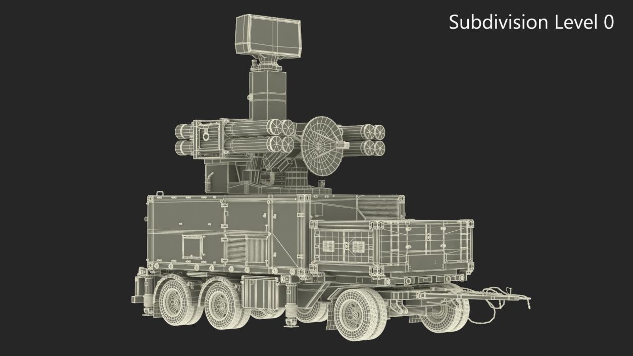 Missile Launch System Crotale NG 3D