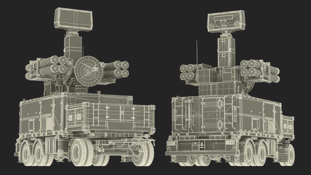 Missile Launch System Crotale NG 3D