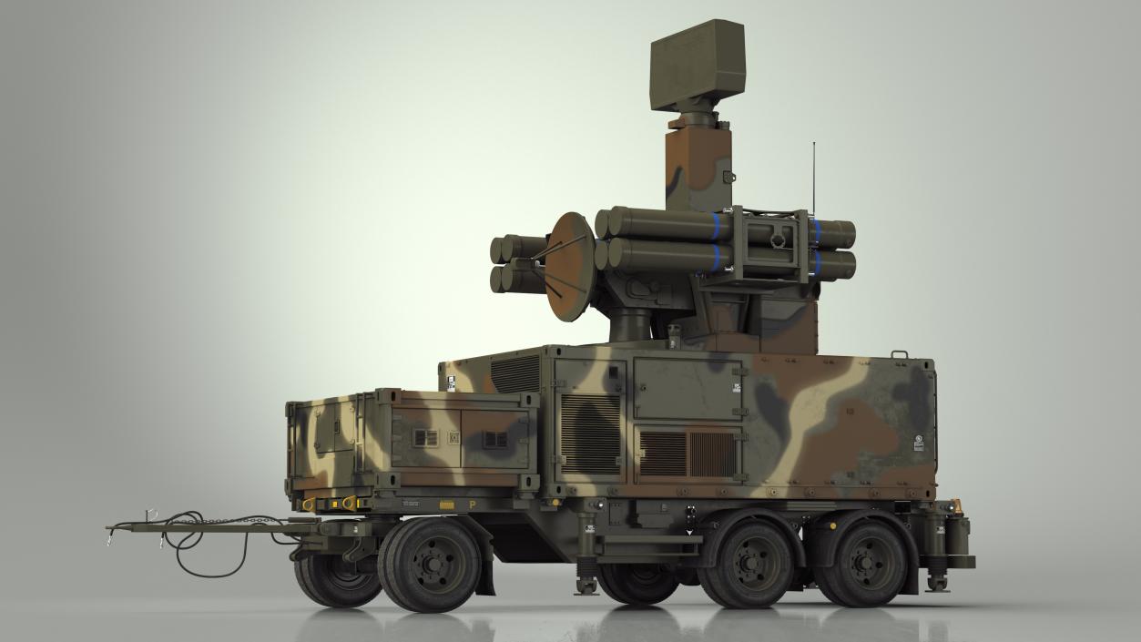 Missile Launch System Crotale NG 3D