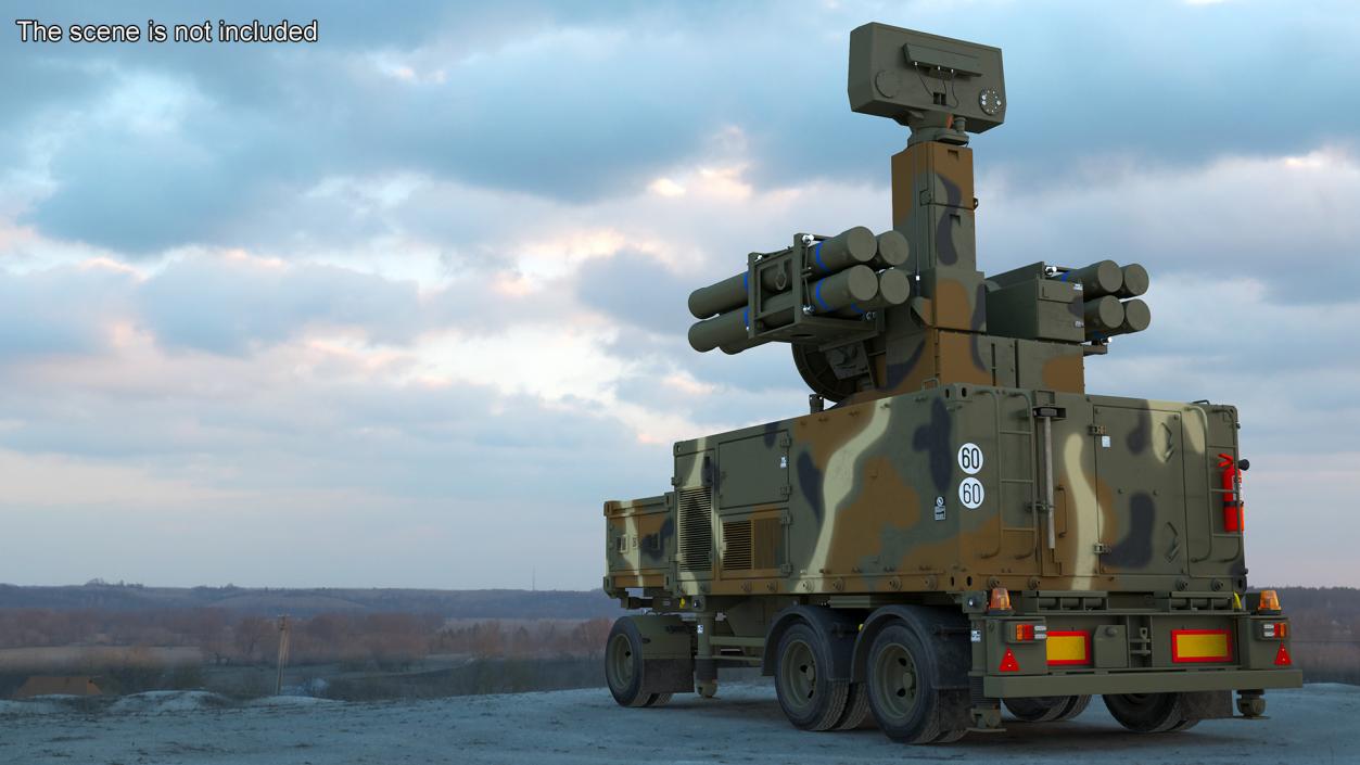 Missile Launch System Crotale NG 3D