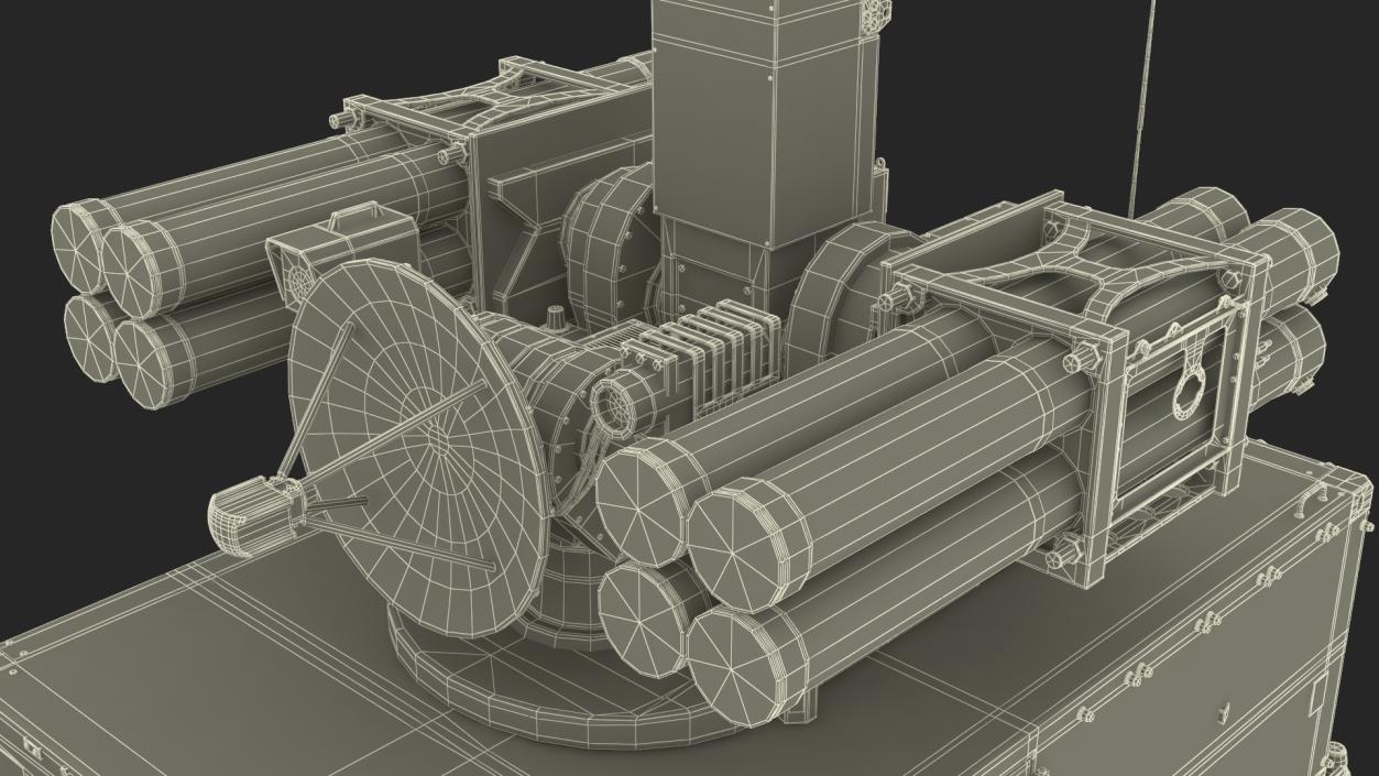 Missile Launch System Crotale NG 3D