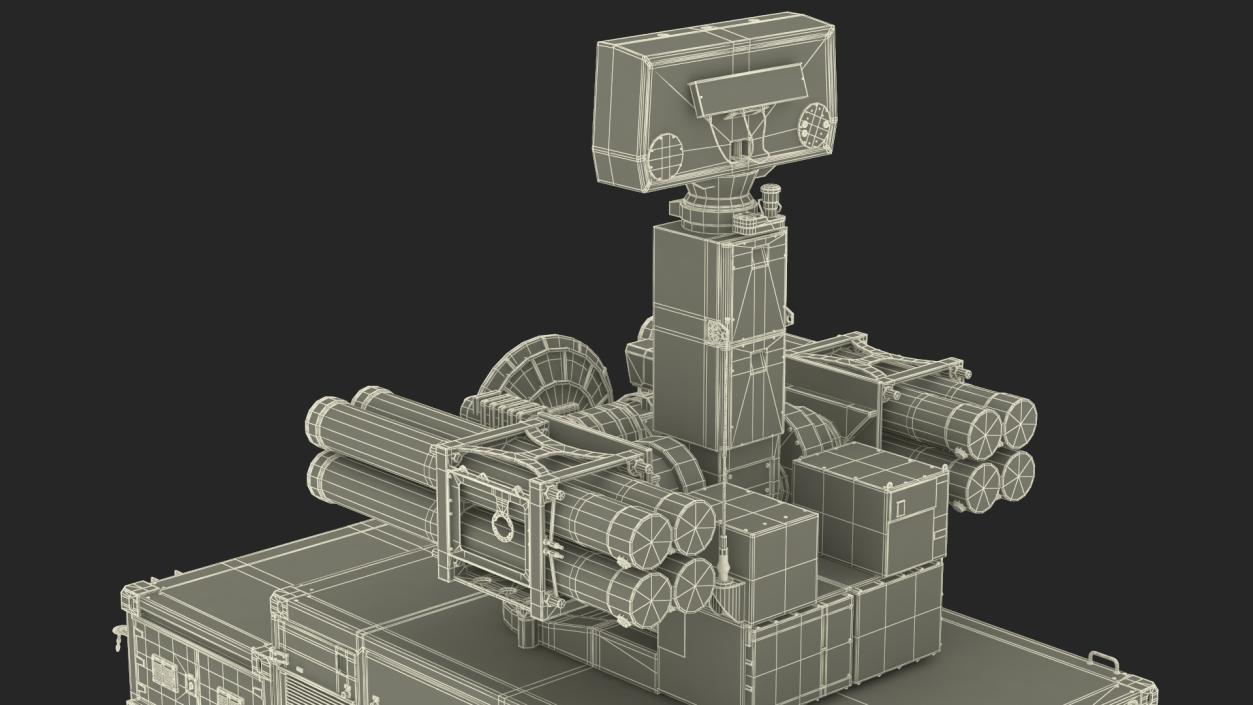 Missile Launch System Crotale NG 3D