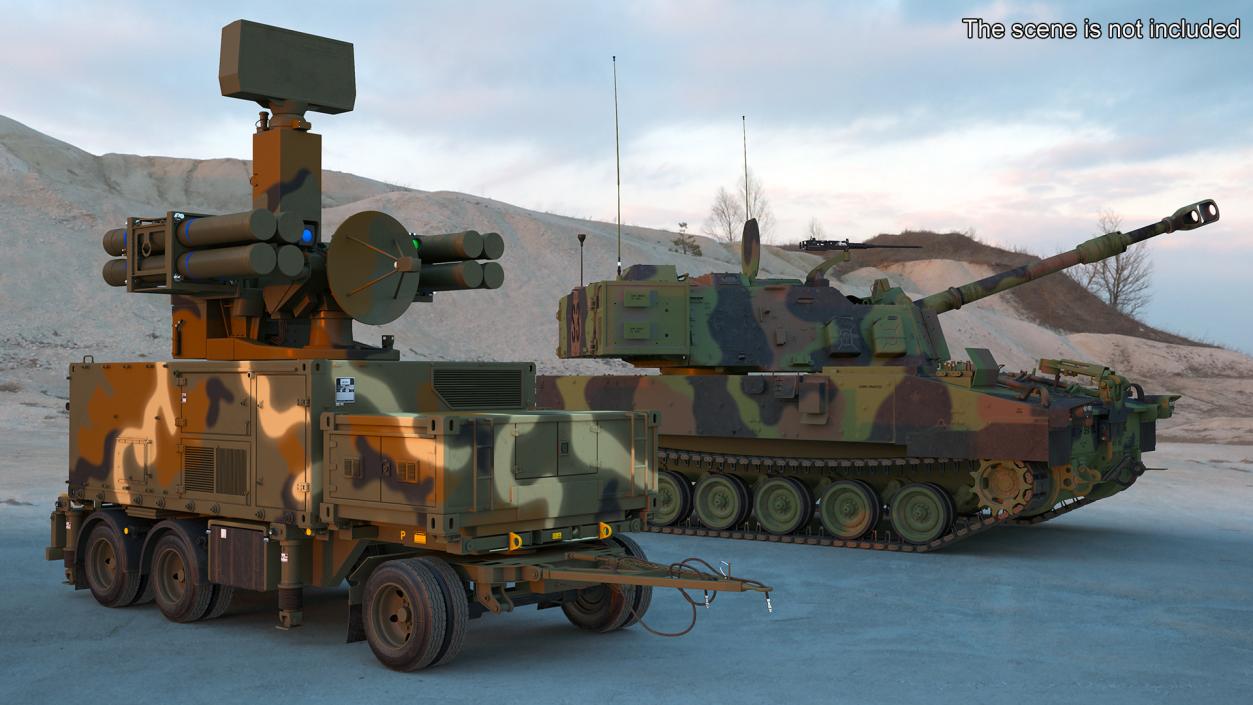 Missile Launch System Crotale NG 3D