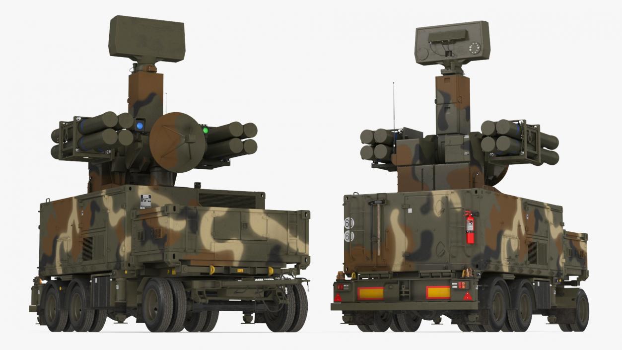 Missile Launch System Crotale NG 3D