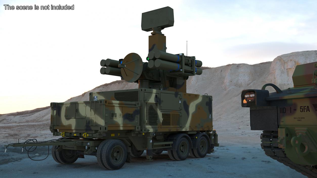 Missile Launch System Crotale NG 3D