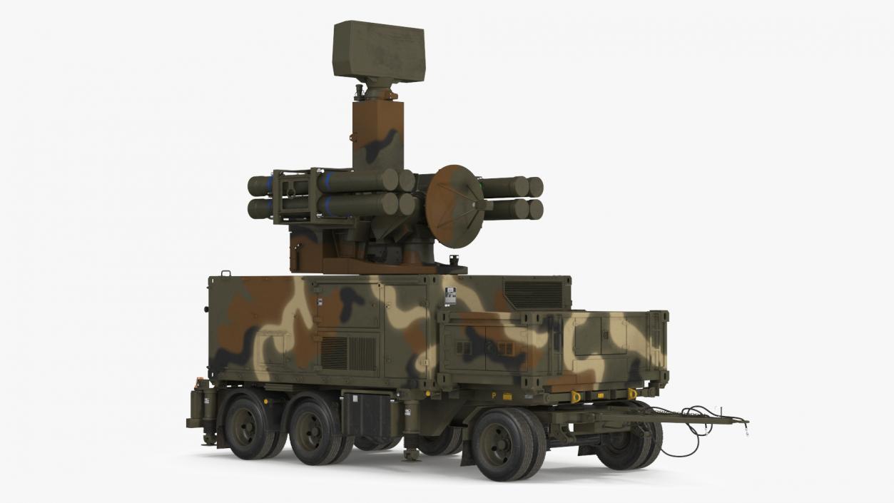 Missile Launch System Crotale NG 3D