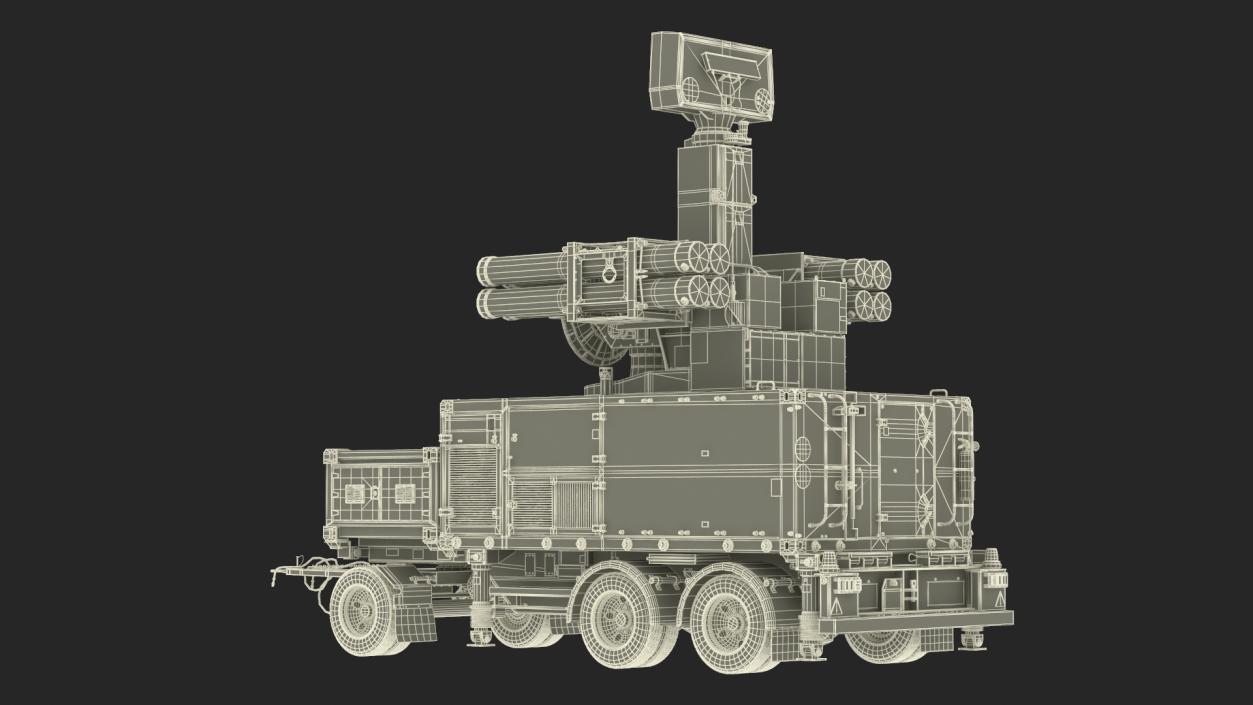 Missile Launch System Crotale NG 3D