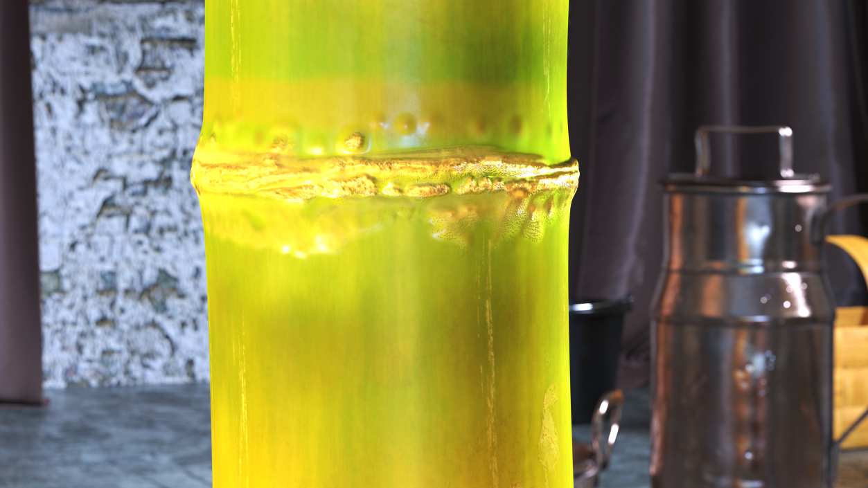 3D Sugar Cane Stick