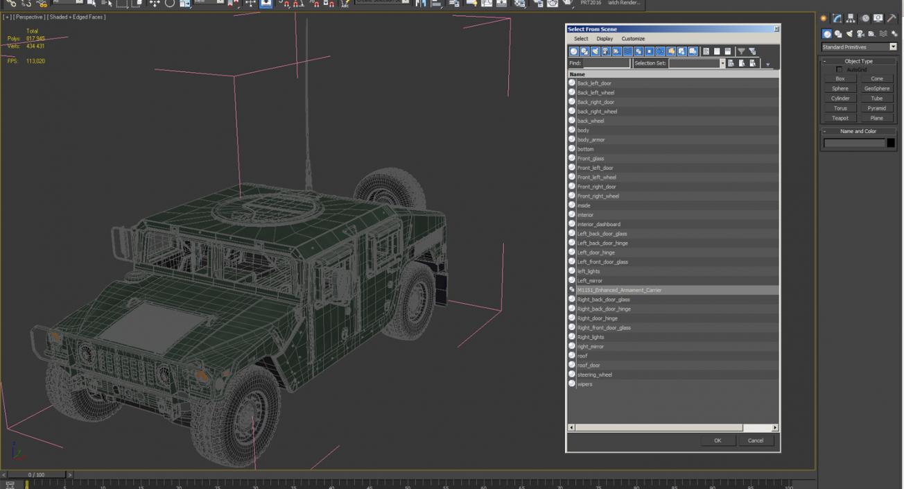 Humvee M1151 3D