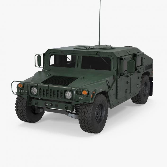 US Military Wheeled Vehicles Collection 3D model