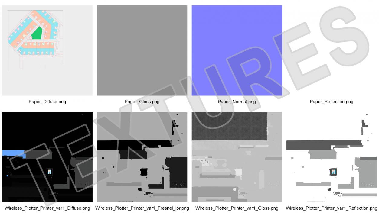 Wireless Plotter Printer Open 3D model